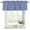 DarkBlue Beige, variant on Purple Striped Curtain Valances for Windows, Kitchen Valance Window Treatments Panel 2 Pack, Modern Simple Farmhouse Beige Vintage Rod Pocket Short Curtains for Bathroom Bedroom 42 x 12 Inch