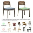 thumbnail image 3 of Bingfone Yellow Lemon Restaurant Chair Seat Covers,Removable Washable Chair Covers Protects, 3 of 8