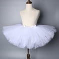 thumbnail image 4 of Falda Tutú Blanca Para Niñas Niños Disfraz De Fiesta De Halloween Recién Nacido Niña Cumpleaños Tutus Para Foto Props Tul, 4 of 4