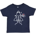thumbnail image 3 of Inktastic Rocket Ship I Love Space Boys or Girls Toddler T-Shirt, 3 of 5