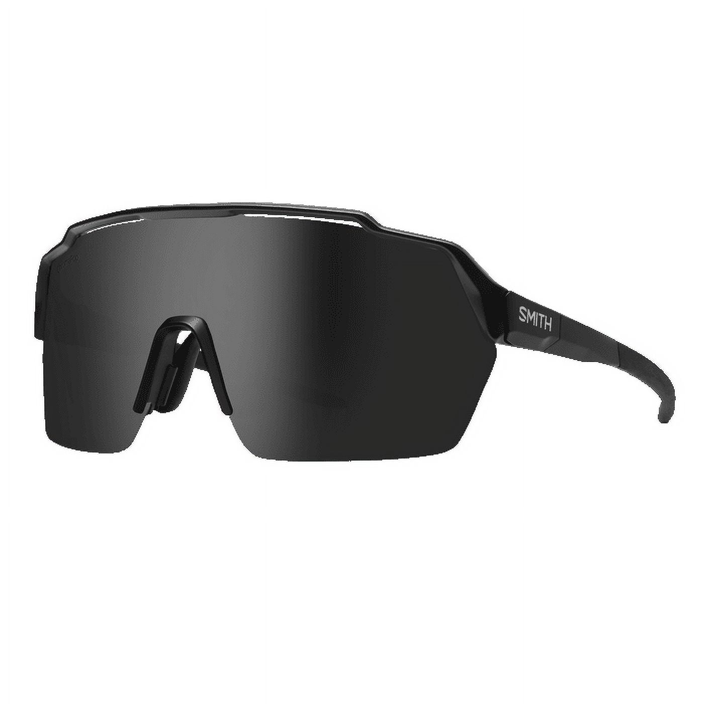 SMITH Optics Shift Split MAG Sunglasses Shield Lens Performance Sports Sunglasses for Running, Biking, MTB & More For Men & Women Black + BlackChromaPop Lens