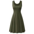 thumbnail image 1 of Nouvelle Robe en Coton à Col en U pour Femmes, Jupe-Culotte Tridimensionnelle, 1 of 2