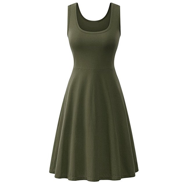 Nouvelle Robe en Coton à Col en U pour Femmes, Jupe-Culotte Tridimensionnelle