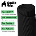 thumbnail image 3 of GORILLA GRIP Drawer Shelf Liner, Non-Adhesive Liners for Kitchen Pantry Cabinets, Easy Install, 12"x10', Black, 3 of 10