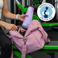 thumbnail image 5 of Purple Butterfly Pattern Hot Yoga Mat Towel Non Slip for Hot Yoga - Quick-Drying Yoga Mat Cover with 4 Corner Pockets with Travel Bag - Hot Yoga Towel Non Slip Grip Moisture Wicking Sweat 70"x26", 5 of 6
