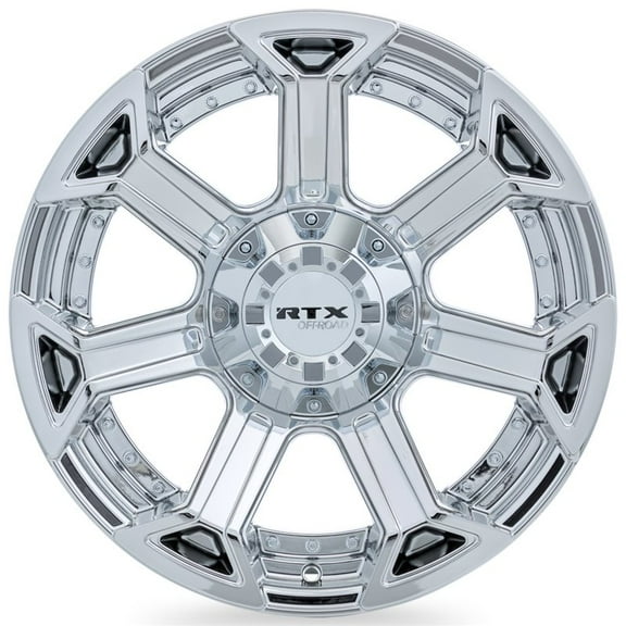 RTX Offroad Custom Wheel 20x9 Inch Rim for 2003-2005 Chevy Astro 87.1mm CB Offset Chrome / PVD