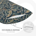 thumbnail image 4 of Binfone Indian Paisley 2 Standard Size Pillowcase, Long Staple Pure Cotton Envelope Closure Pillow Cover (Pillow core not included),16"x24", 4 of 7