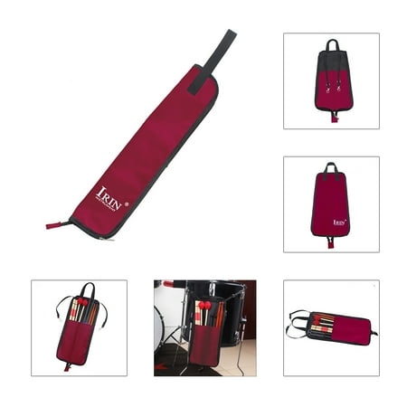 Drumstick Bag Case - Drum Stick Bag Case Water-resistant 600D with Carrying Strap for Drumsticks
