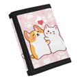 thumbnail image 2 of Chririnla Cats Paw Prints Slim Coin Pockets, Polyester Children's Wallet Waterproof Trifold Boys Wallets for Sports Outdoor, 2 of 6