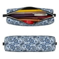 thumbnail image 2 of Honeii Blue Paisley Pattern Vintage Pattern Pencil Case, Pencil Pouch, Pencil Case Small, Pencil Pouch Aesthetic, PVC Pencil Pouch, Pencil Bag, Makeup Pouch, 2 of 7