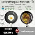 thumbnail image 5 of 【Ceramic】Kikcoin 22 pcs pots pans set Nonstick complete Cookware Set with Lids,Detachable Handle,PFAS-Free,Dishwasher Oven Safe,Kitchen,Mother's Day Gift, 5 of 12