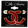 thumbnail image 2 of Mi Amore Dangle-Earrings Red/Gold-Tone, 2 of 2
