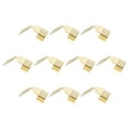 thumbnail image 1 of Embouts de Cordon Pliables, Embouts de 6mm pour Fabrication DIY (Lot de 100, Ton Doré), 1 of 6