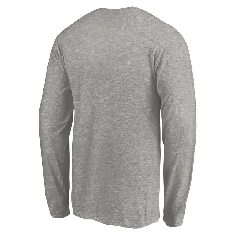 Men's Heathered Gray New York Liberty Primary Logo Long Sleeve T