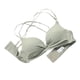 thumbnail image 3 of Sujetador sin costuras Wireless Thicken Sexy Hacer subir Underwear Lencería elástica transpirable, Verde, 80B sidaley AP001256-11B, 3 of 7