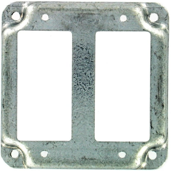 Raco 809C 4" Square 2 GFCI Exposed Work Cover
