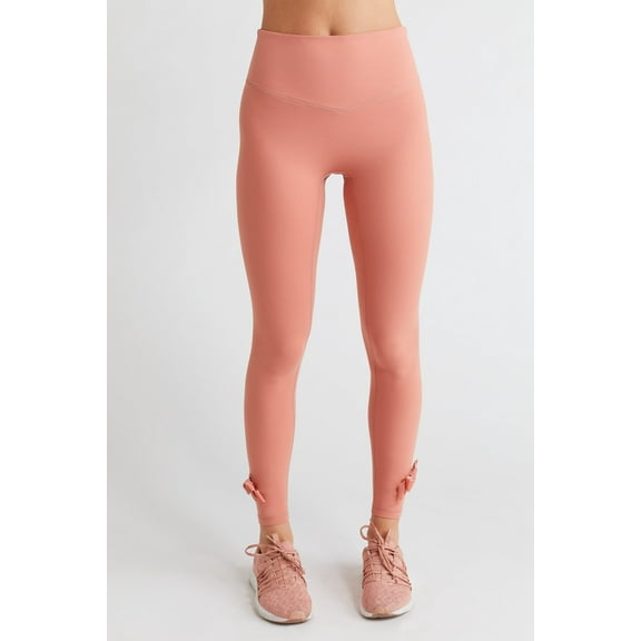Setis Yoga Pants Eyelets - Coral