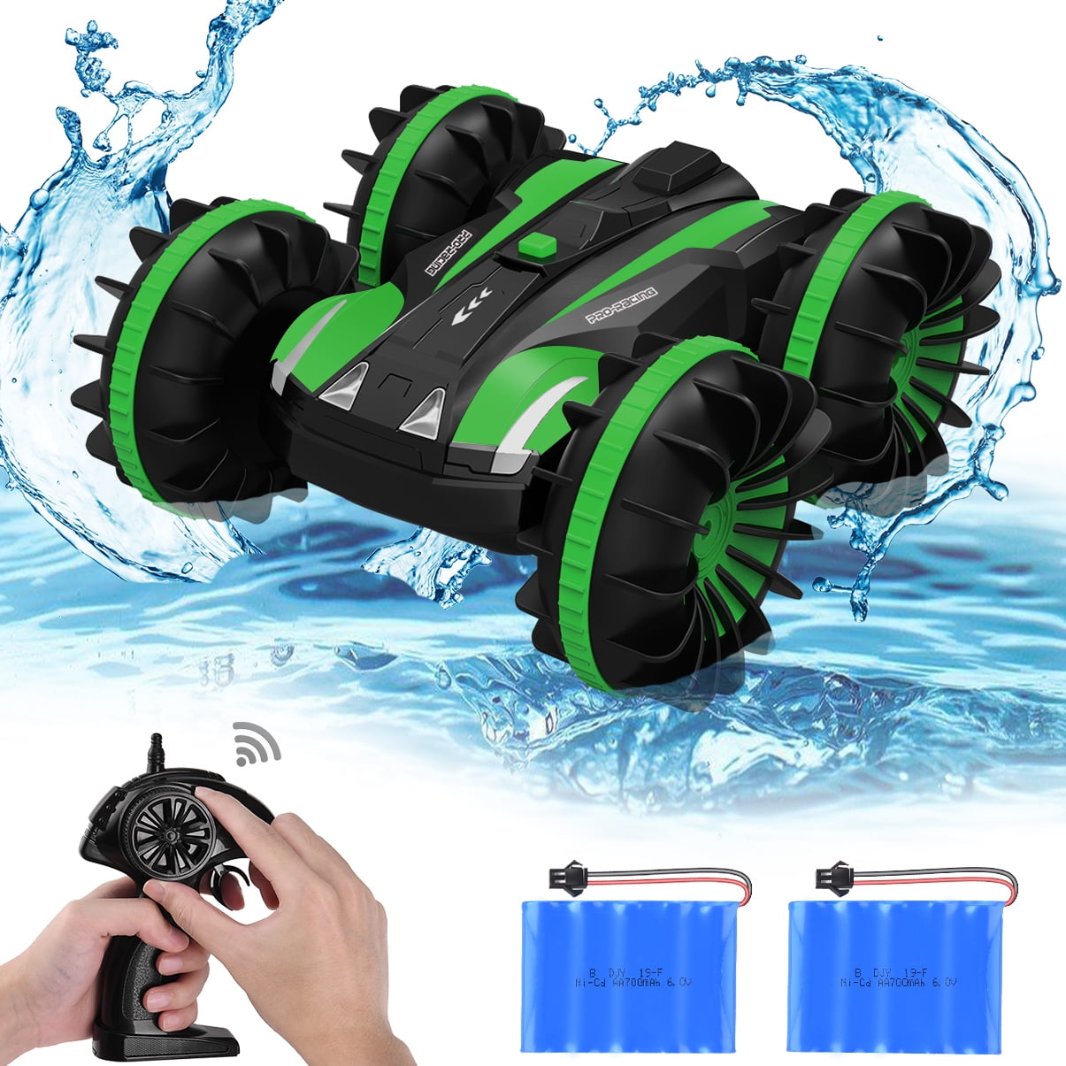 2.4G RC Car Boat Land Water RC Stunt Car Double Sided