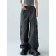 thumbnail image 2 of Pantalones para mujer, estilo urbano, cintura alta, estilo hipster, Harajuku, sencillos, combinables, largos, informales, elegantes, estilo americano, para otoño, 2 of 6