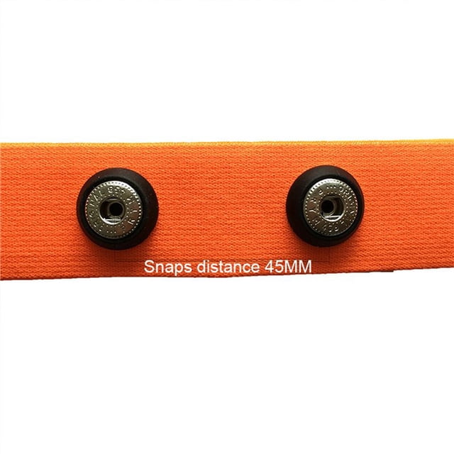 2X Cinturón de Pecho de Frecuencia Cardíaca Correa Elástica Ajustable para Monitor Deportivo