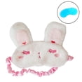 thumbnail image 1 of Eye Mask Cartoon Rabbit Design Sleep Mask Blindfold Eye Mask with Ice Pack, 1 of 6