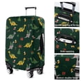 thumbnail image 5 of Dark Green Dinosaurs Christmas Pattern Luggage Cover Fashion Suitcase Cover Baggage Covers Fit 25-28 Inch Luggage (Go Travel), 5 of 5