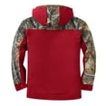 thumbnail image 3 of Hombres Casual Print Patchwork Moda Más Terciopelo Grueso Cálido Capucha Extraíble Cremallera Chaqueta Pompotops  oipoqjl37055, 3 of 4