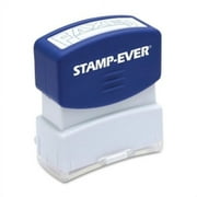 Stamp-Ever Pre-inked Blue Faxed Stamp