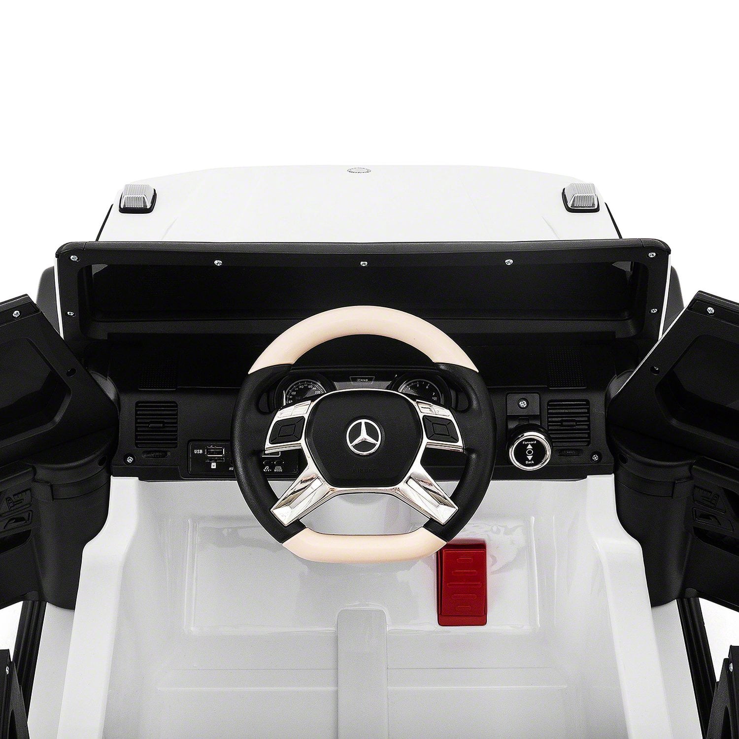 Moderno Kids White 12 V Mercedes Maybach G650 Powered Ride-On