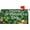Green Gold Cream Plaid, variant on Hydrangea Mailbox Covers Magnetic Standard Size Blue Floral Flower Leaves Spring Summer Theme Print Seasonal Outdoor Decorative Letter Box Cases for Home Garden Outside Decor, 21x18 Inch