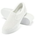 thumbnail image 4 of JENN ARDOR Sneakers For Women Comfortable Flat Shoes Adult Student Casual Shoes size 9 White, 4 of 7