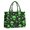 Alien Head Black Pattern, variant on Astronaut and Mushroom Purple Pattern Tote Bag, Laptop Carry Tote with Interior Pockets & Top Handle, Smooth Zipper Gifts for Women Men,15.7 X 5.1 X 13 Inches