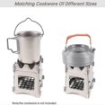 thumbnail image 3 of 304 Stainless Steel Wood Stove Camping Foldable Backpacking Stove, 3 of 5
