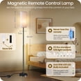 thumbnail image 2 of Lámpara de pie GOEBLESON 164 cm regulable con control remoto 10 W LED 3000 K‑6500 K, 2 of 9