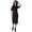 Black, variant on Moomaya Womens Straight Short Sleeve Dress Plain Casual Relaxed Fit Dresses w/ Pockets