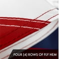 thumbnail image 6 of G128 3 Pack: Ohio OH State Flag | 2x3 Ft | ToughWeave Series Embroidered 300D Polyester | Embroidered Design, Indoor/Outdoor, Brass Grommets, 6 of 8