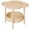 Coffee, variant on Souew 2-Tier Plastic Side Table, 16.5In Small End Table With Removable Tray, Compact Space Saving Nightstand, Easy Assemble For Living Room Bedroom Balcony Indoor Outdoor Use(Green)