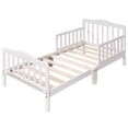 Ktaxon Baby Toddler Bed Kids Children Wood Bedroom Furniture Baby Relax