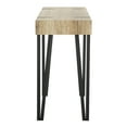 thumbnail image 3 of SAFAVIEH Alyssa Rectangular Mid-Century Wood Top Console Table, Brown, 3 of 9
