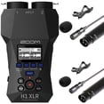 thumbnail image 1 of Grabador de audio portátil Zoom H1 XLR con 2 micrófonos Vidpro Lavalier, 1 of 5