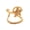 C, variant on Gold Sea Animals Ring for Women Rhinestone Seahorse Turtle Dolphin Starfish Seashell Double Layer Adjustable Ring Bohemian Beach Jewelry Gift for Ocean Lovers