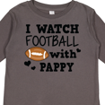 thumbnail image 4 of Inktastic I Watch Football with My Pappy Boys Long Sleeve Toddler T-Shirt, 4 of 5