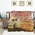 thumbnail image 4 of Gresahom Valentines Day Birthday Gifts for Wife, Wife Birthday Gift Ideas, Wedding Anniversary Valentines Day Romantic Gifts for Her, Gifts for Wife from Husband,Valentines Day Gifts for Wife(60"x80"), 4 of 7
