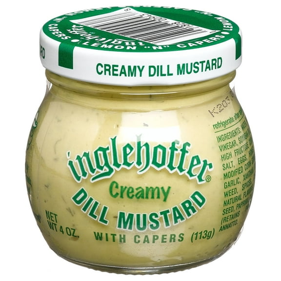 Inglehoffer Dill Creamy Mustard 4 oz (Pack of 12)