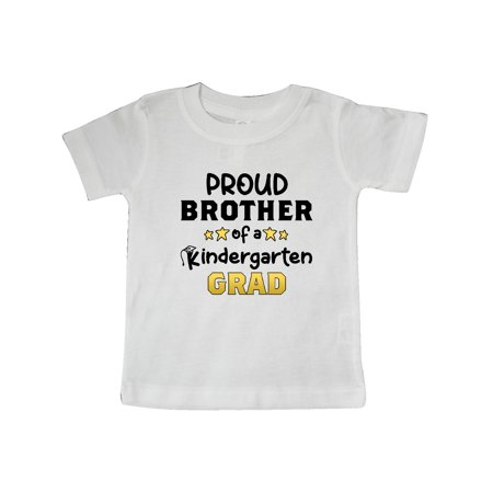 

Inktastic Proud Brother of a Kindergarten Grad Gift Baby Boy T-Shirt