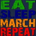 thumbnail image 3 of CafePress - Eat Sleep March Repeat Dark T Shirt - Men's Classic Graphic Cotton T-Shirt, 3 of 4