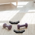 thumbnail image 1 of KALLORY 10Pcs Dumbbell Holder Rack Black Stable Sturdy Structure for Exercise Use, 1 of 8