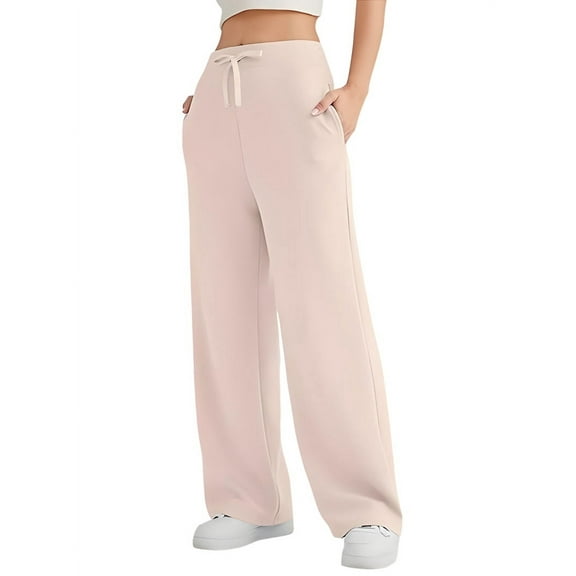 Womens High Waisted Baggy Sweatpants L
