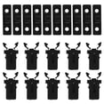 thumbnail image 1 of 10 Sets Bin Lid Replacement Latch Waste Bin Press Buckles Garbage Can Lid Locks, 1 of 8