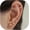 Gold-C, variant on 5 Pairs 14K Gold Plated Stud Earrings for Women, Hypoallergenic Earring Sets for Multiple Piercing, Premium Cubic Zirconia Studs Earrings for Women